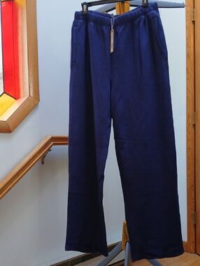 SKIMS Cotton Fleece Classic Straight Leg Pants Sweatpants NWT